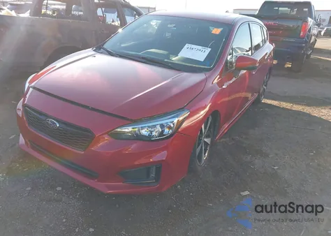 2017 Subaru Impreza 2.0I Sport из США, поврежденный, VIN 4S3GTAM67H3717418
